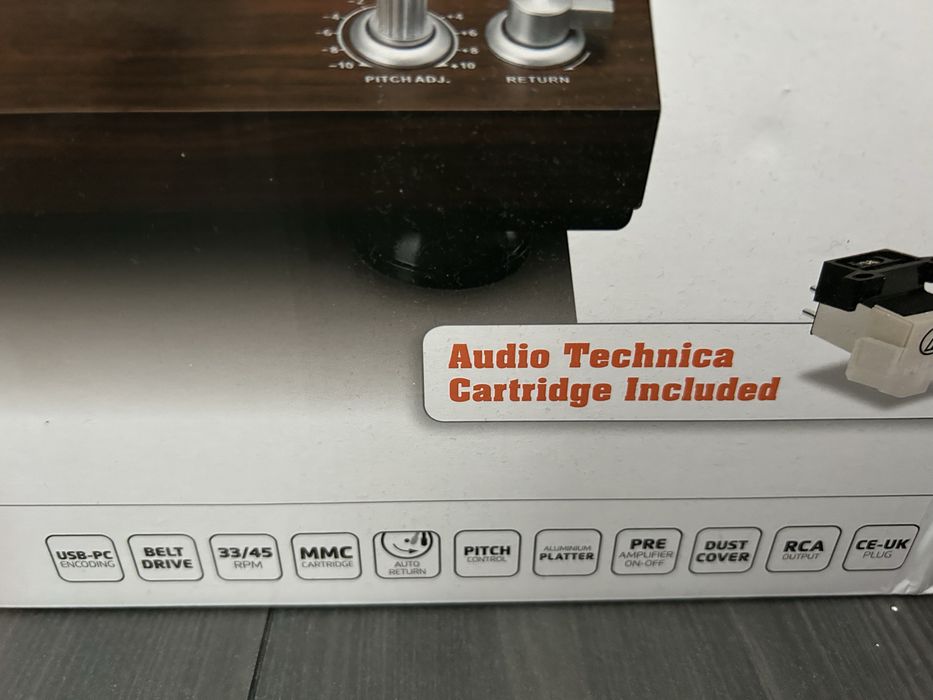 Pick-up Lenco L-92WA SIGILAT | Audio-Technica AT3600 | USB | Auto Return