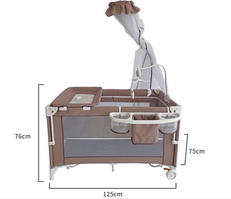 Кроватка манеж для детей разборная
