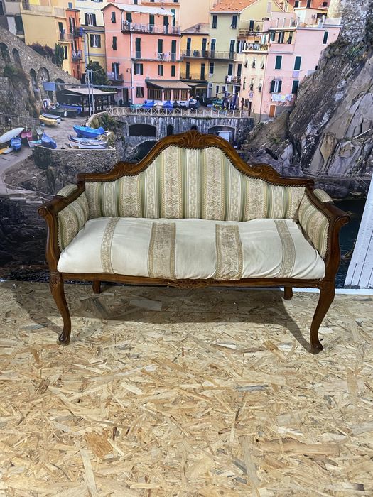 Canapea Banca Vintage Lemn Masiv Sculpturi