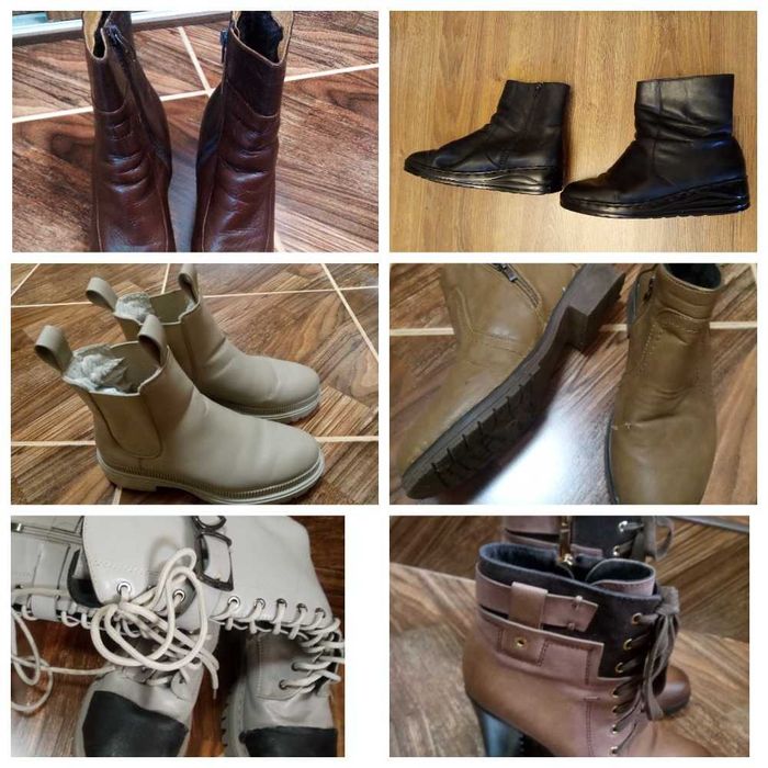 Женская обувь Б/У размер 39 натуральная кожа 100 тыс простые Бесплатно