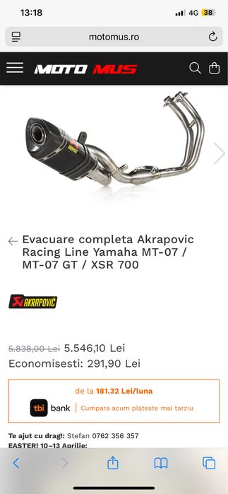 Yamaha MT07 2023 BLACK limitata A2 35 kw