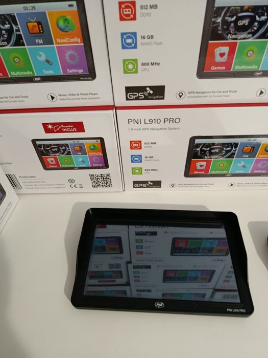 GPS camion, PNI L910 Pro -ecran 9"-full europa cu igo primo