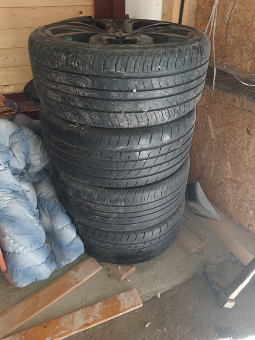 Vând roti complete rs 20 pentru audi a6ptr audi cauciucuri vara foarte