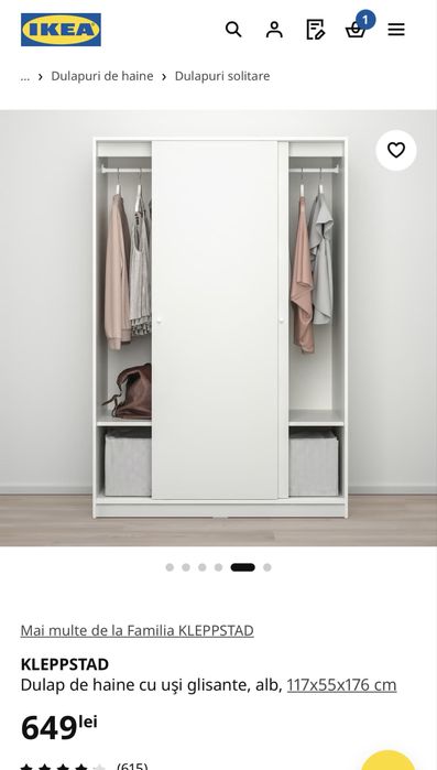 Dulap ikea usi glisante