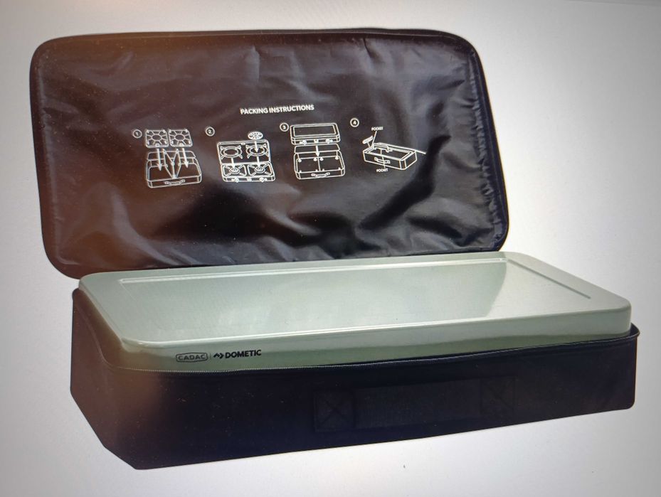 Двоен газов котлон Cadak Cook 2 Pro Deluxe със защита на бутона за газ