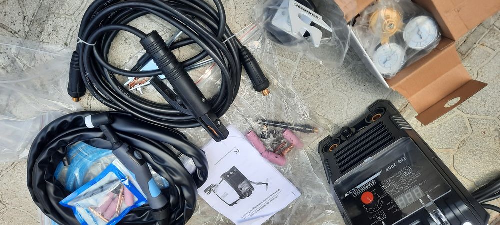 Немски Електрожен /Аргон Starkwerk 200p работещ със всички видове електроди