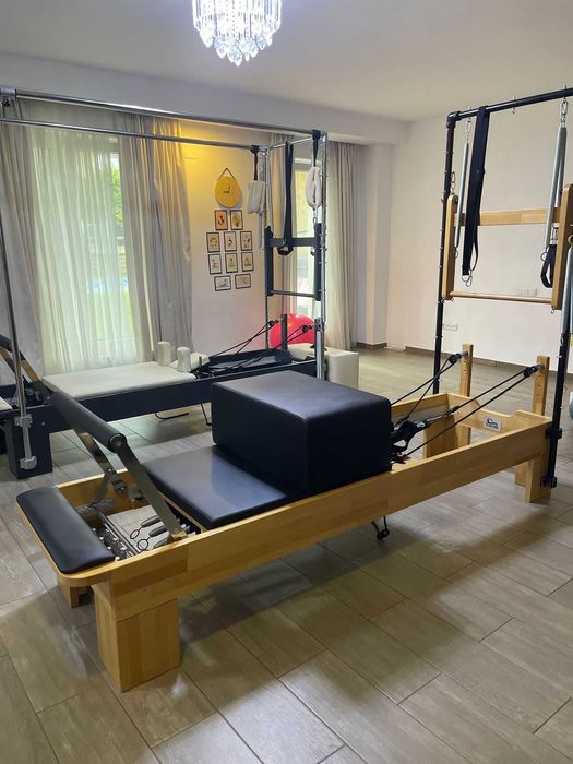Set profesional Pilates Reformer & Cadillac – Echipament complet pentru studio