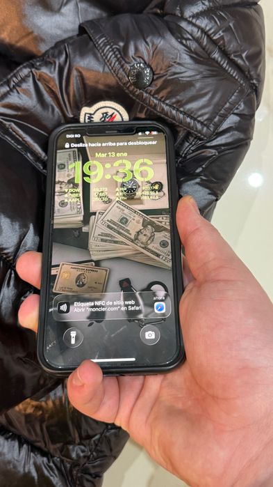 Geacă puffer Moncler neagră