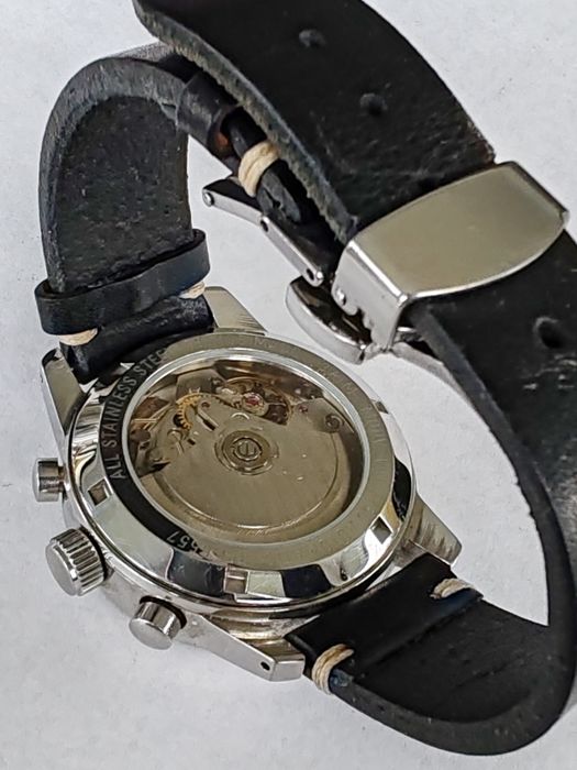 Ceas Berry Logan Automatic Chronograph 41 mm Funcționează Impecabil!
