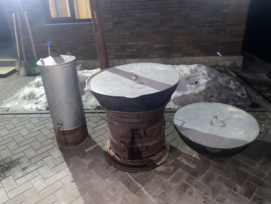 Продам казан, ошак, титан