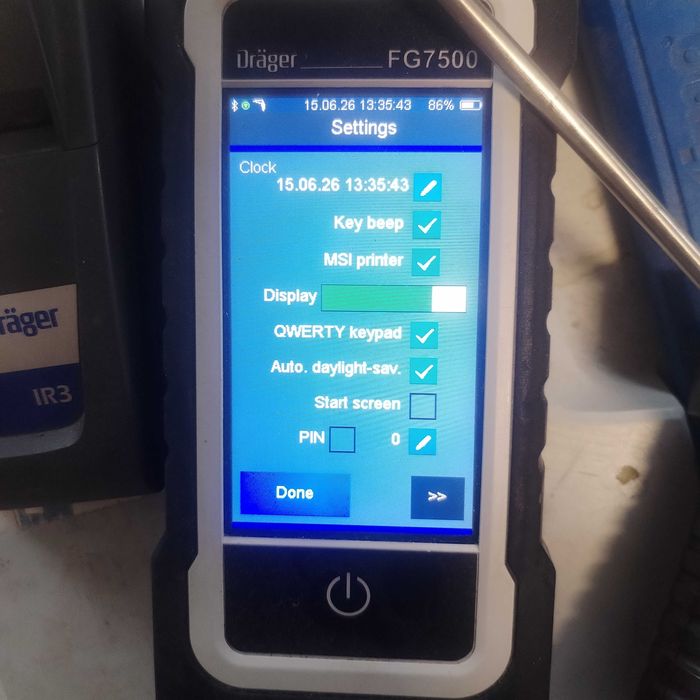 Detector Analizor gaze, REMS/Drager FG7500