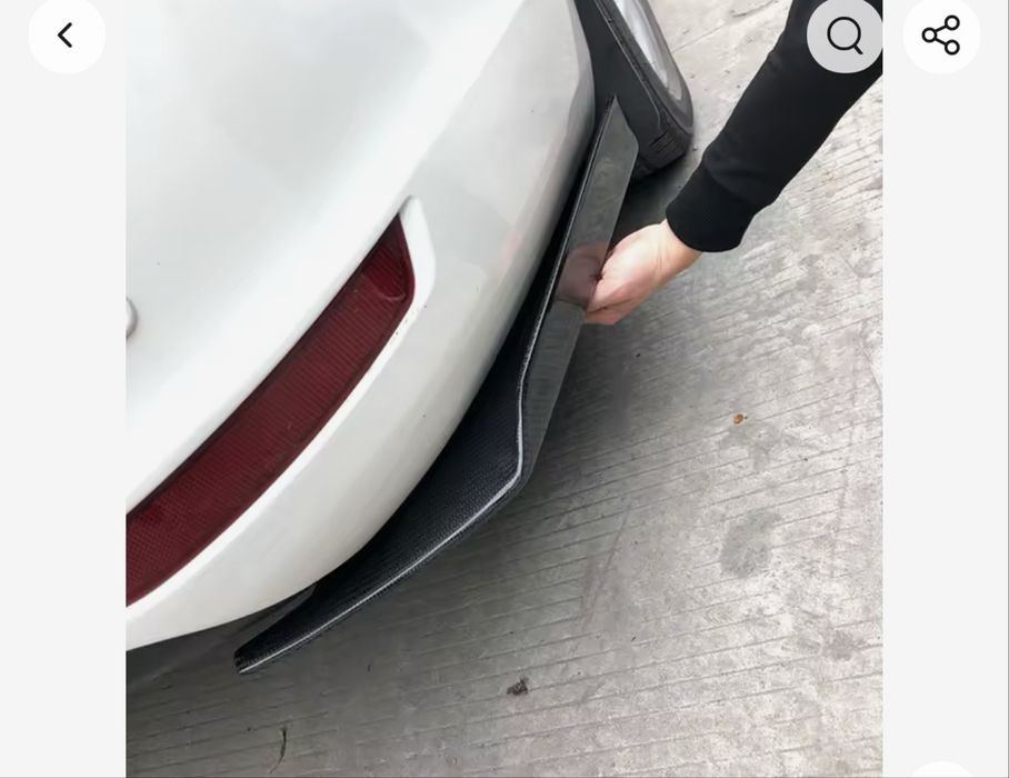 Universal Carbon Fibre rear splitter for bmw mercedes audi volkswagen