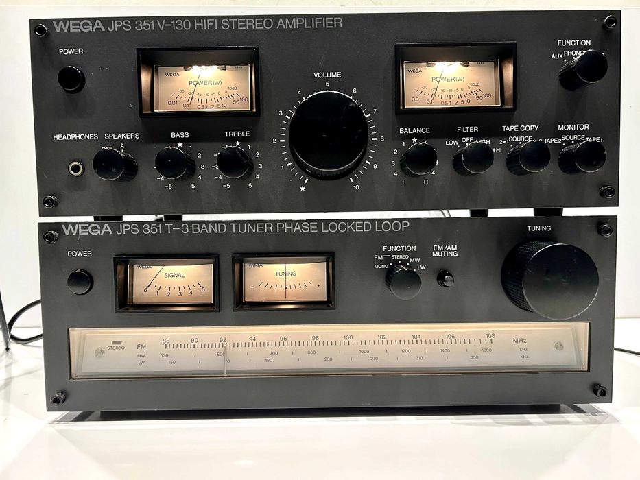 Amplificator WEGA (SONY) JPS 351-V130+tuner JPS 351 T-3 Vintage