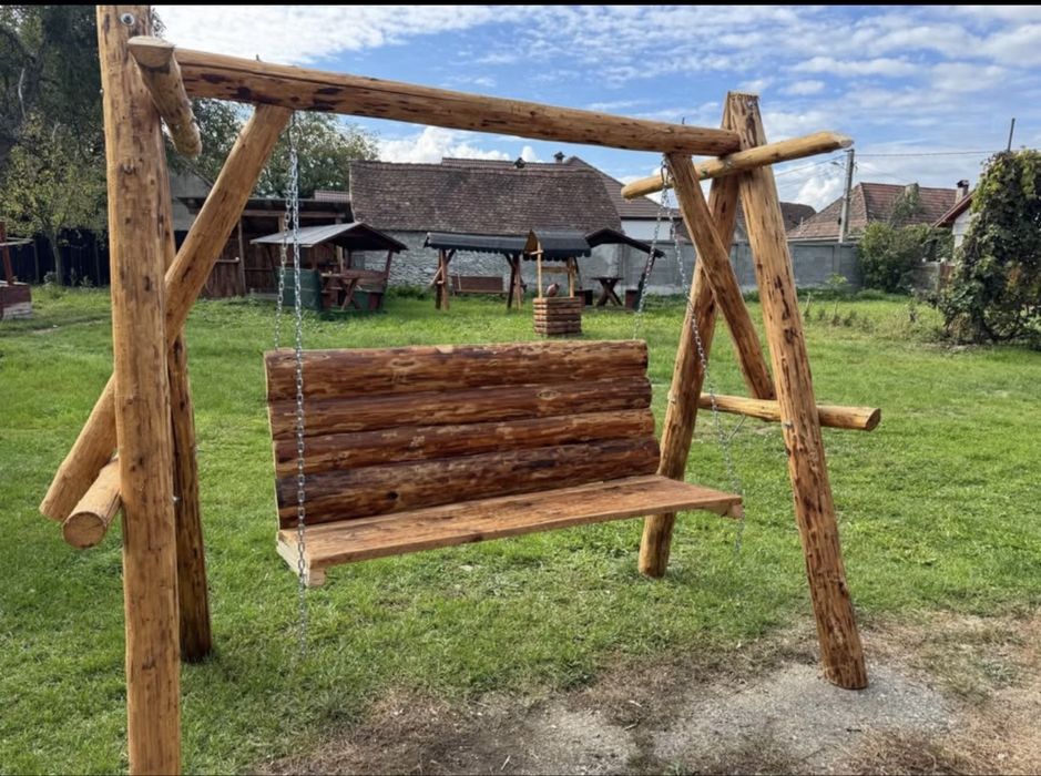 Balansoar din lemn masiv