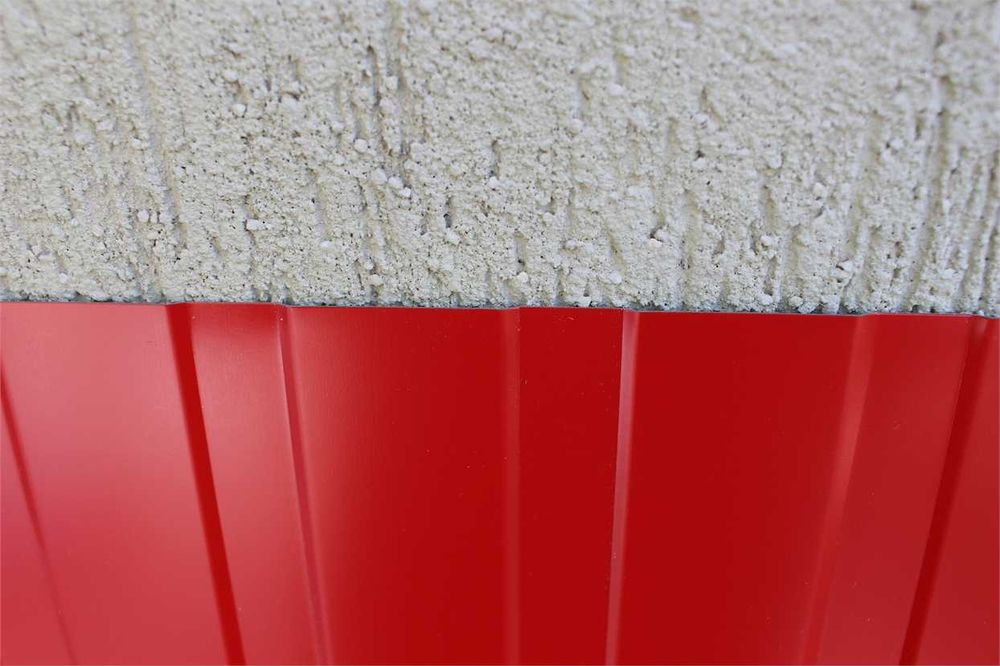 Облицовъчна пластифицирана трапецовидна ламарина TR2x60-1200