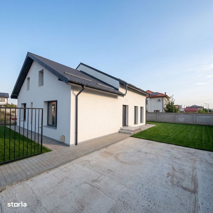 Casa individuala pe parter, 4 camere, Mansarda
