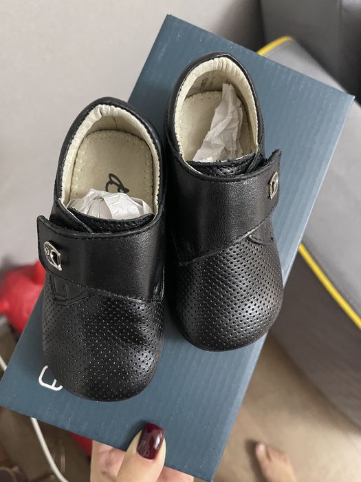 Кожанные туфли на мальчика