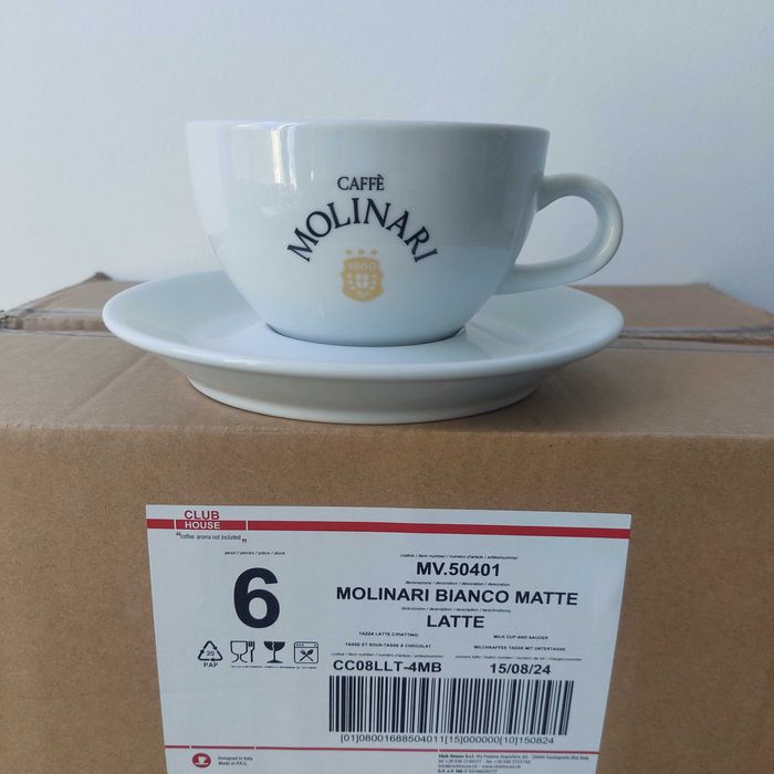 Cești espresso, cappuccino, lapte