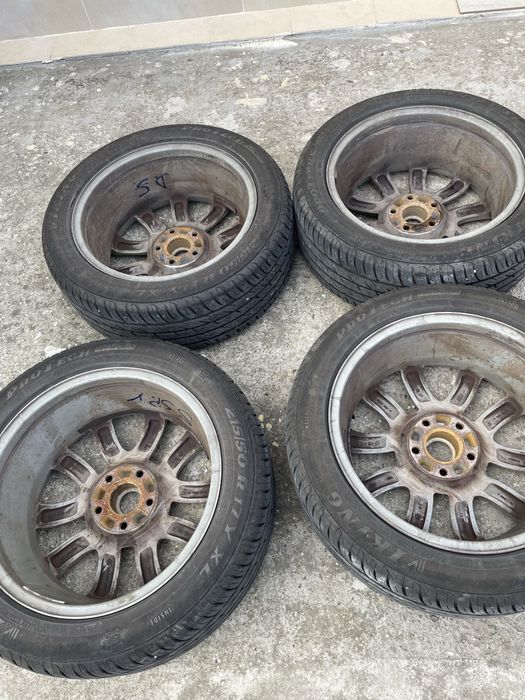 Schimb jante Renault aliaj, cu anvelope vara Viking 215/50/17.