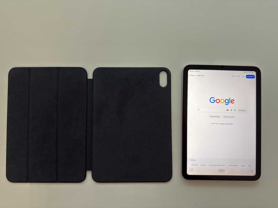 Vand (Nu schimb) iPad Mini 6th Generation Wi-Fi (MLWL3HC/A) + Husa Apple Smart Folio + Folie PaperLike