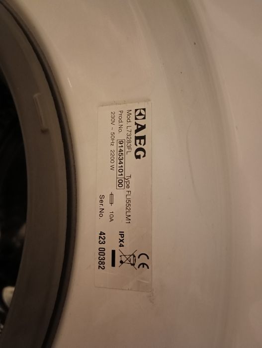 Пералня AEG L73283FL