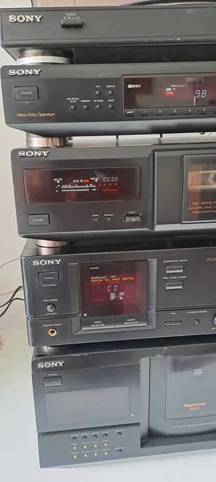 Sony Amplificator Japan Pickup Deck CD Tuner Linie 5 Piese