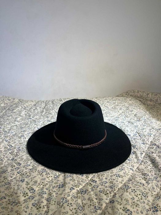 Pălărie Fedora Neagra 100% Lana – Stil Elegant Clasic