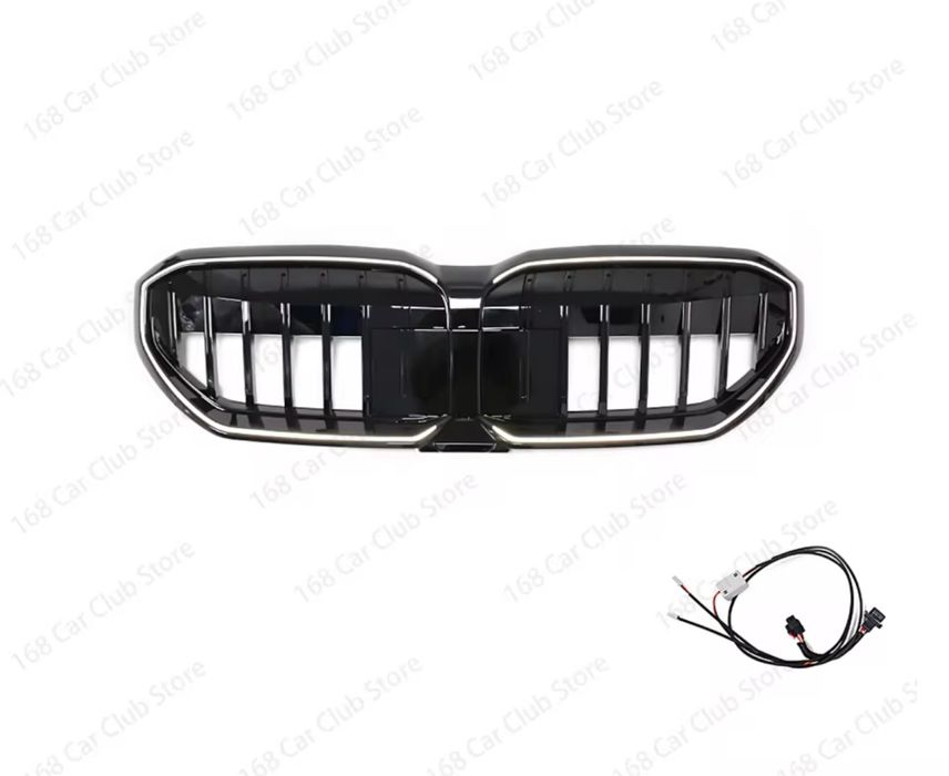 Set grila iluminata luminata led Bmw Seria 5 G60 G61 I5 dubla grile
