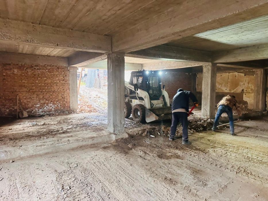 Услуги мини погрузчик бобкат