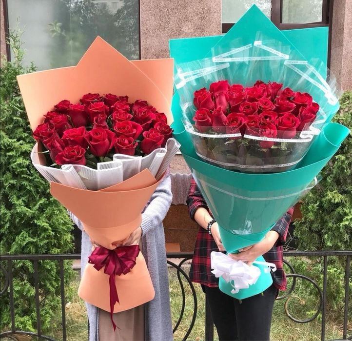 Цветы Алматы Доставка! Букеты, Розы