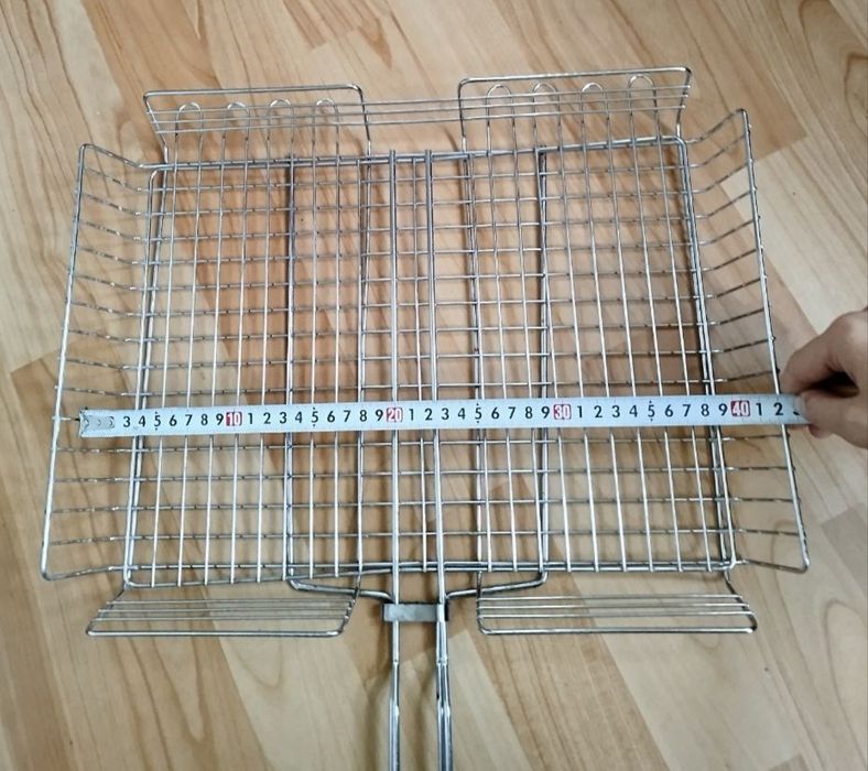 Доставка. Широкая сетка для гриля, мангала, барбекю, решетка