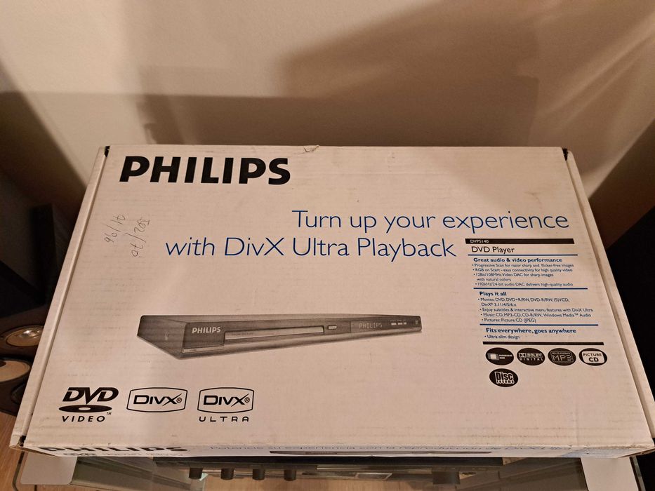 Dvd player ultra slim  Philips DVP5140  nefolosit in cutie