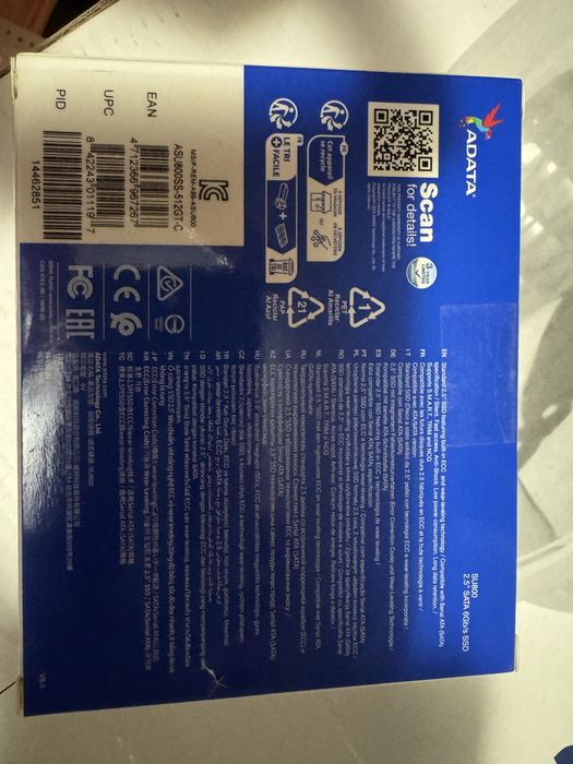SSD Adata SU800 512 Gb