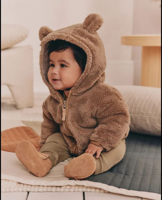 Hanorac din fleece pt copii, H&M, marime 74