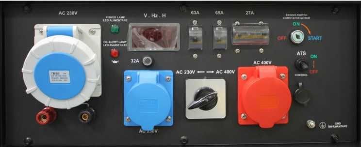 Бензинов генератор за ток SENCI SC18000TEQ EVO/ 17kW/ 230V/400V