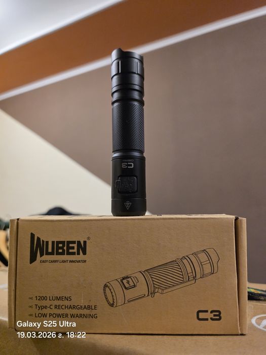 Лед фенер Wuben C3 , Philips