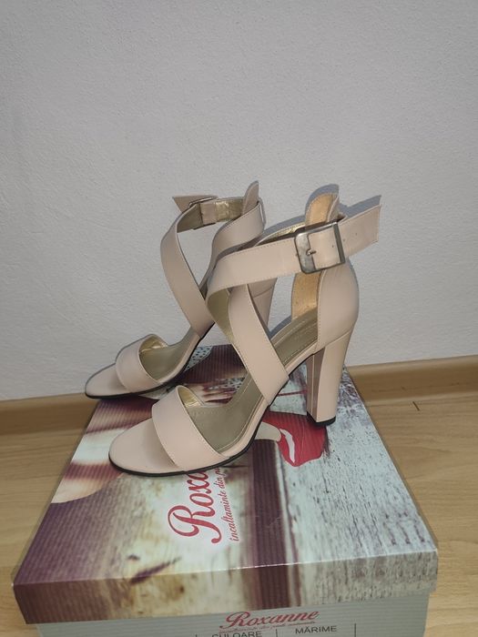 Sandale piele nude m 39