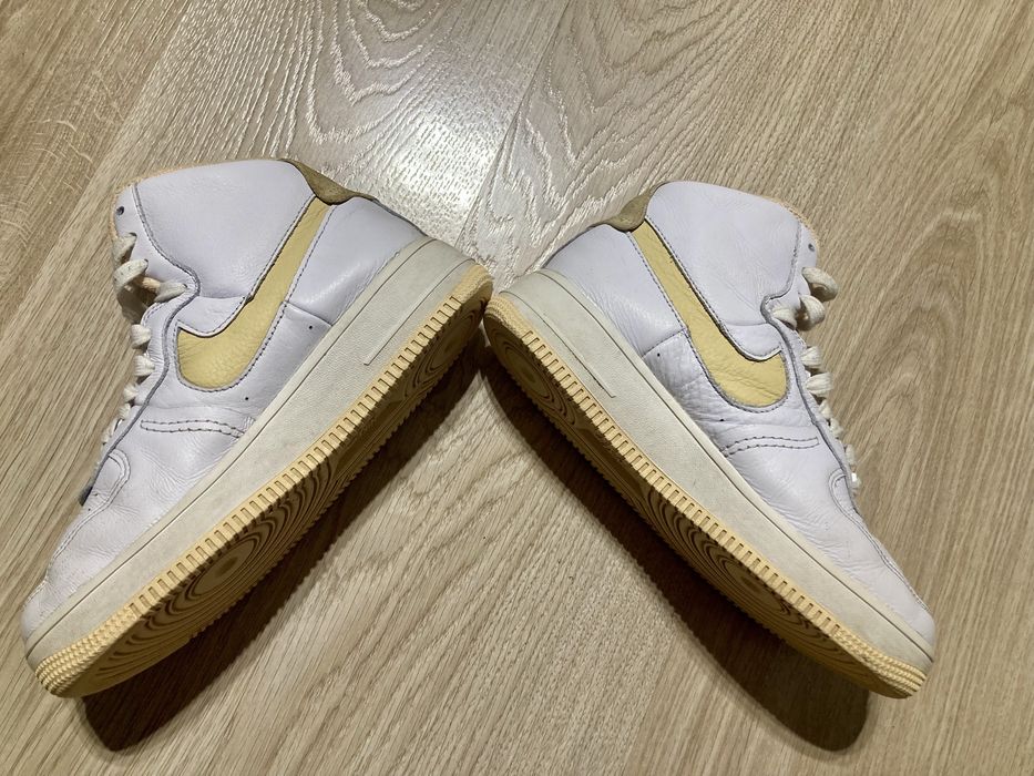 Nike air force sculpt-естетвена кожа високи кецове