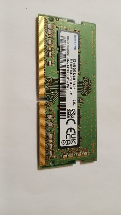 Samsung 2×8gb SO-DIMM ddr4 3200