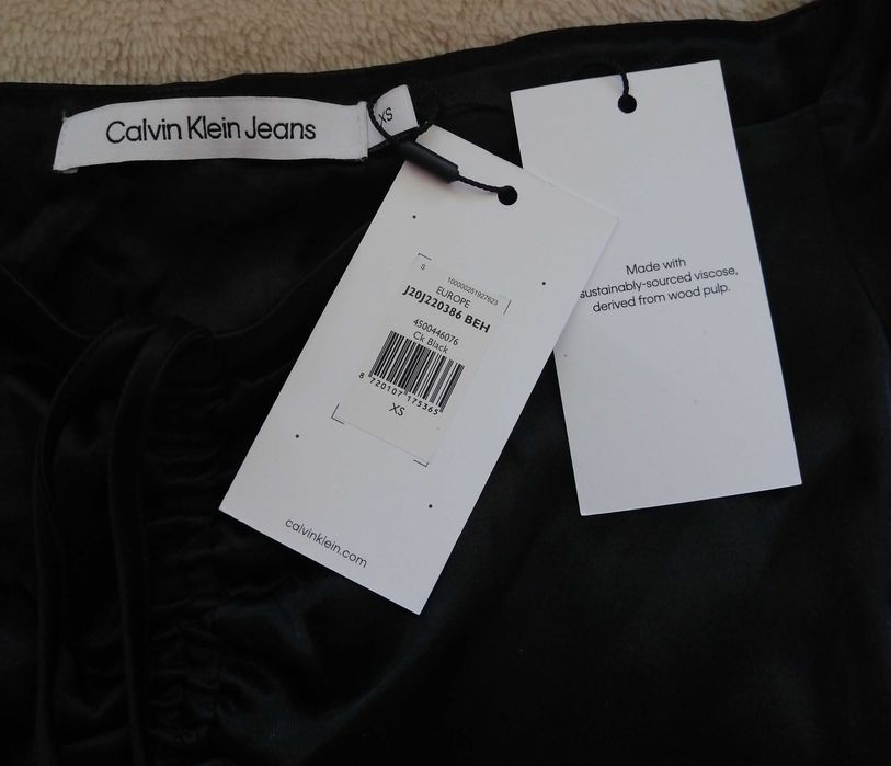 Черна дамска рокля Calvin Klein Jeans XS