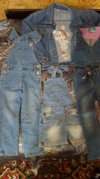 Джинсовые вещи для девочки