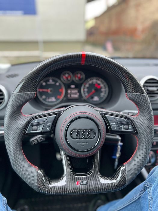 Volan audi a6 s6 rs6 custom red carbon special Borsa • OLX.ro