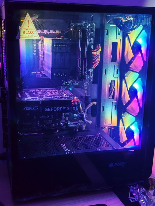 Calculator Gaming PC RGB AM4 B550 Ryzen 5 5500, 500GB Nvme 16GB DDR4 Nvidia GTX 1660 6GB