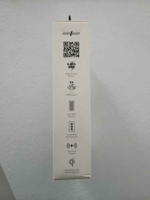 Wireless Charger & PowerBank 6000 mAh