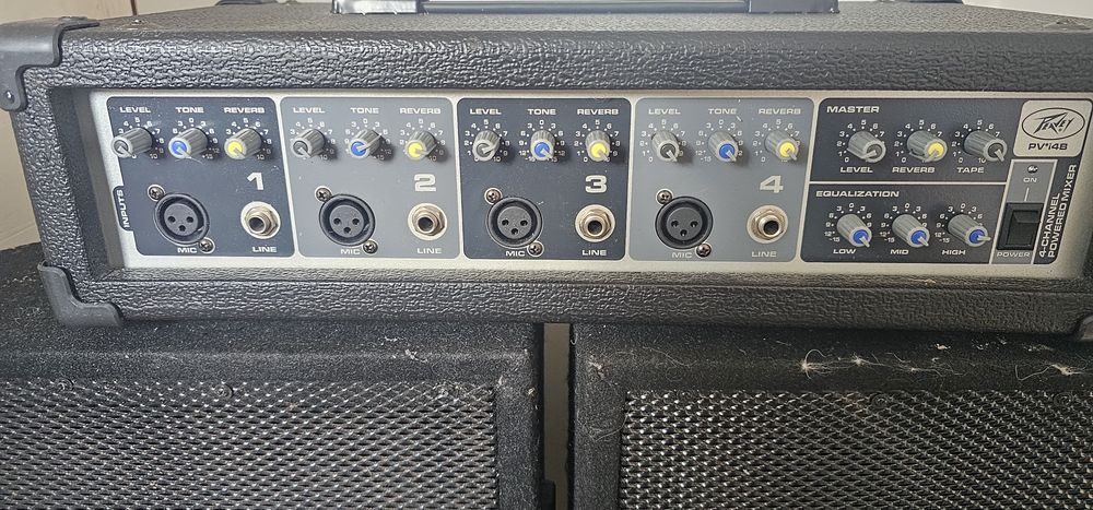 Замяням Peavey PVi 10 + PVi 8B – тонколони и миксер усилвател