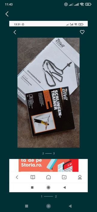 Set de antrenament tip suspensie -