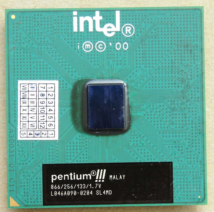Intel Pentium III Coppermine 866/256/133/1.7V SL4MD Socket 370 Testat