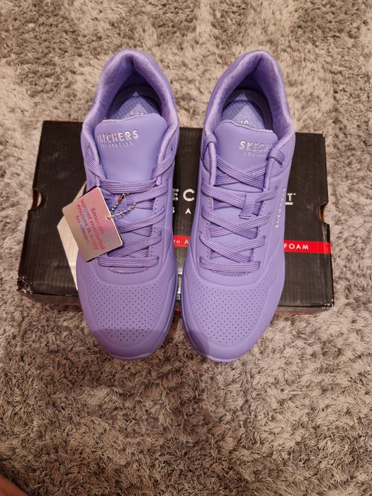 Adidași Skechers noi, culoare mov, cu memory foam