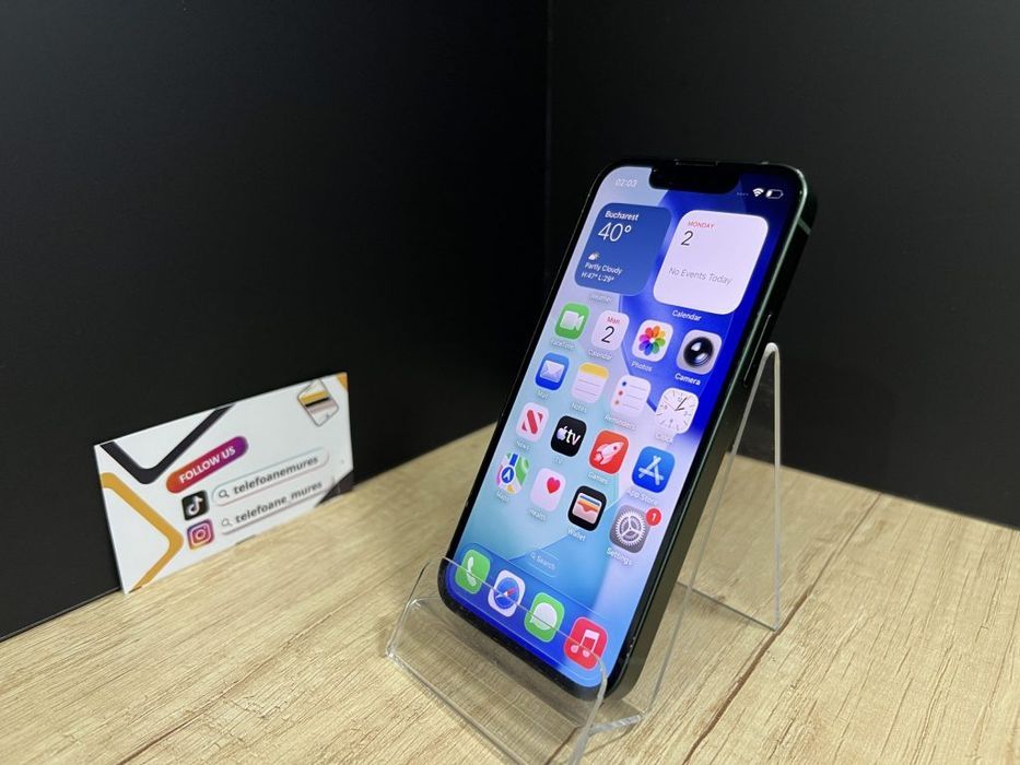 iPhone 13 mini 128Gb Green Second-Hand Bun 3 ani garanție, Telefoane M
