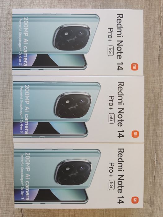 НОВ! Xiaomi Redmi Note 14 Pro+ 5G 256GB 8GB RAM 2г. Гаранция